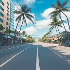 hawaii street and summer scenes.