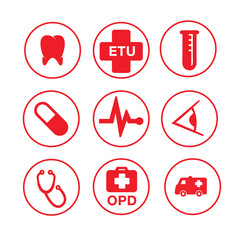 Medical icon for Web