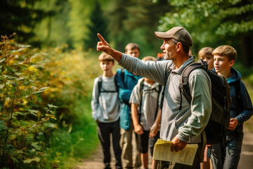 Retired Educator Shares Wisdom on Nature Walk