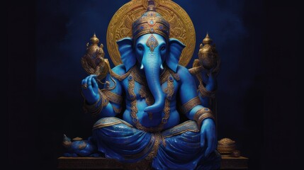 Fototapeta premium Ganesha Chaturthi festival