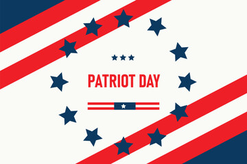 Patriot Day background. American Civic.
