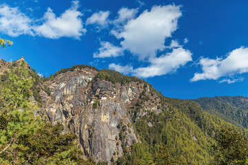 Taktshang Goemba or Tigers Nest Monastery in Paro, Bhutan