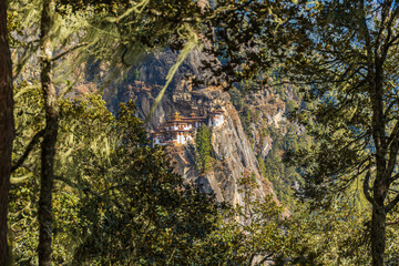 Taktshang Goemba or Tigers Nest Monastery in Paro, Bhutan