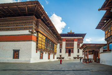 Tashichho Dzong in Thimphu, Bhutan