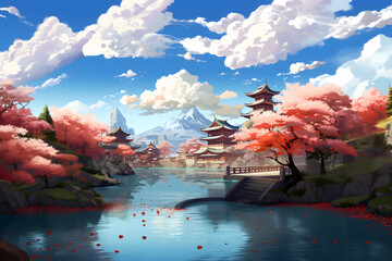 beautiful asian landscape