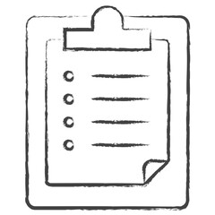 Hand drawn Task list illustration icon