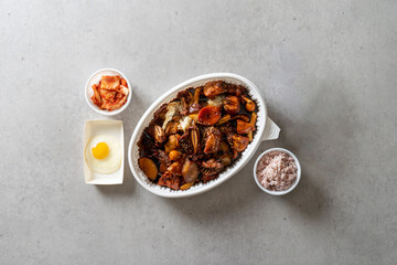 La Braised Spicy Chicken with Charcoal Bulgogi Lunch Box Braised Spicy Chicken