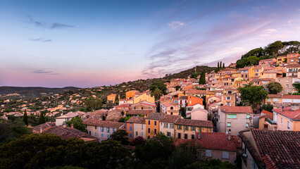 Fototapeta premium Le village de Bormes-les-Mimosas 