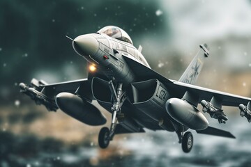 low flying fighter jets. Generative AI