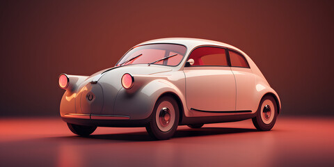 Obraz premium Retro E-Oldtimer