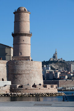 Tower of the lantern in Marseille