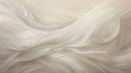  a painting of a white cloth with a light colored background.  generative ai