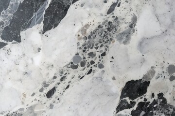 Close up of quartz sand epoxy floor texture or wall coating with different shades of grey, white and black. ai generative