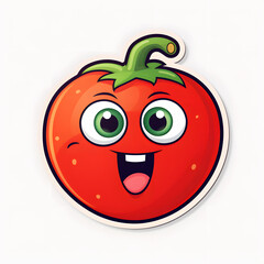 Obraz premium funny tomato cartoon
