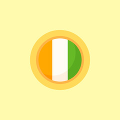 Ivory Coast - Circular Flag
