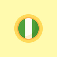 Nigeria - Circular Flag