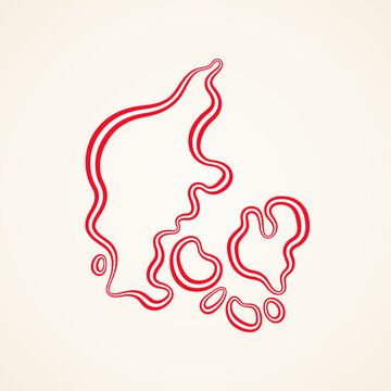 recommend clip art: Denmark - Outline Map