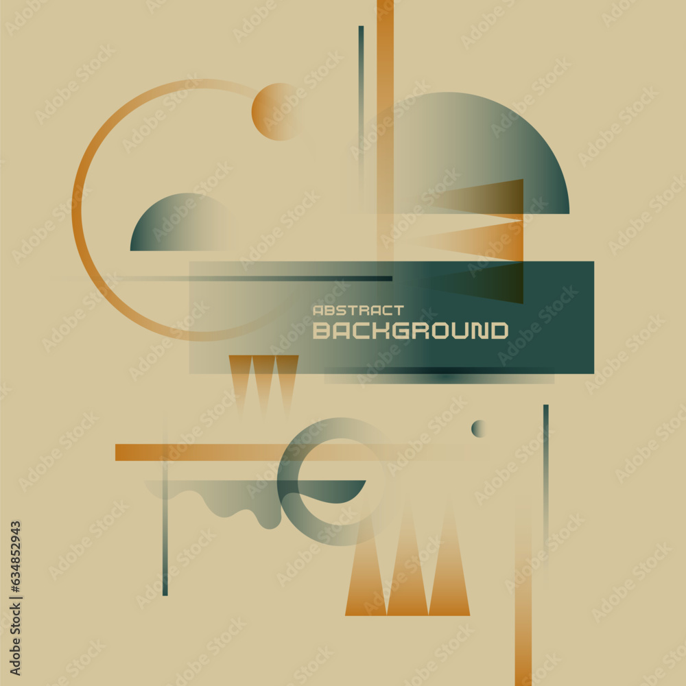 Poster abstract background with simple elements. an image with a composition of geometric elements and shap