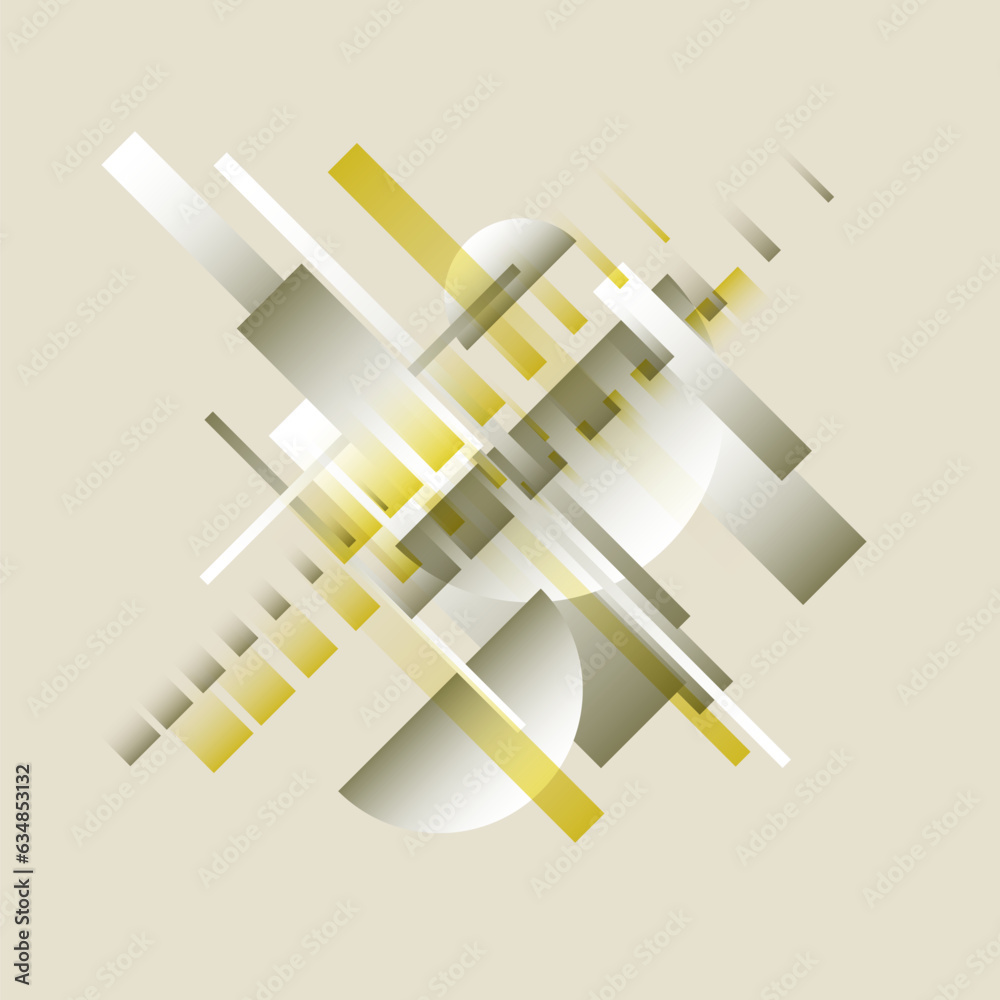Poster abstract background with simple elements. an image with a composition of geometric elements and shap