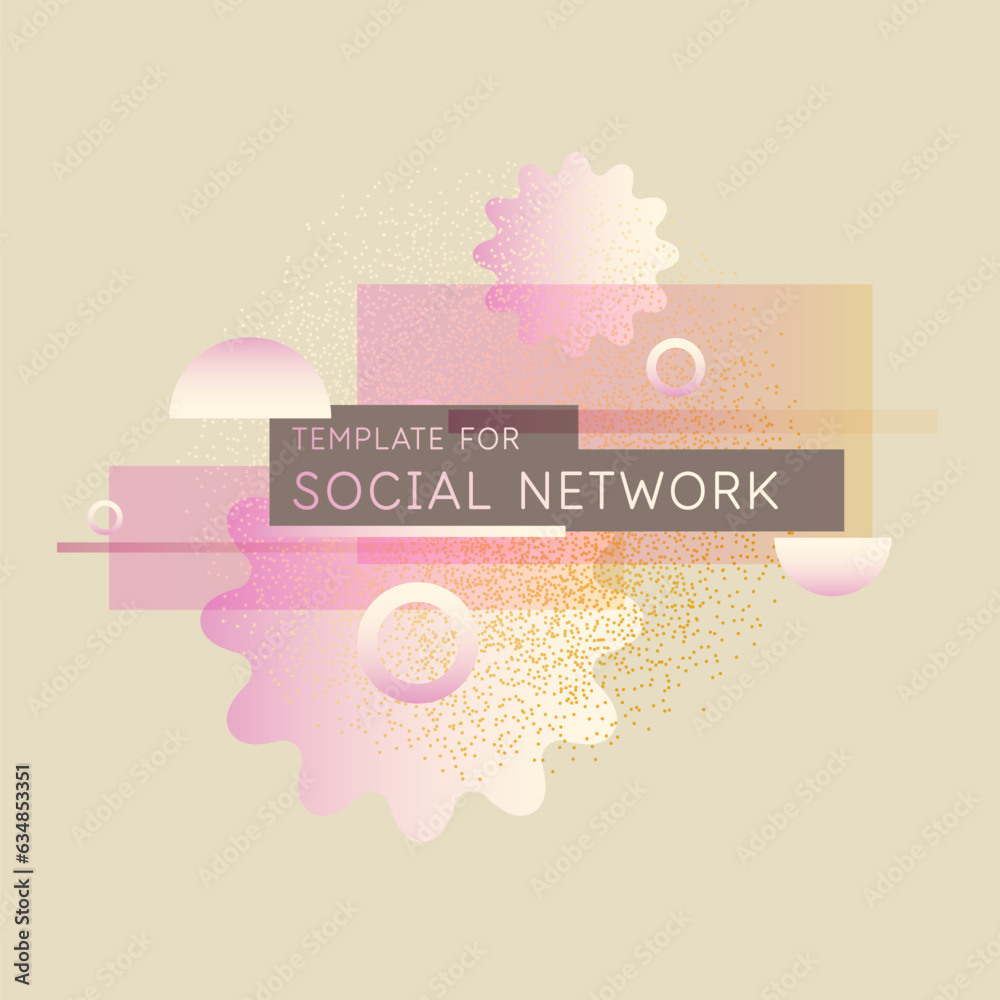 Poster abstract background with simple elements. an image with a composition of geometric elements and shap