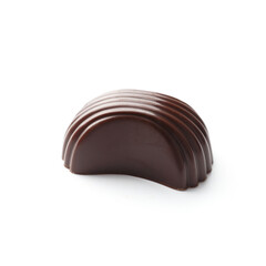 Chocolate candy isolated on white background