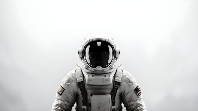 Astronaut in the outer space over the planet Earth. Abstract wallpaper. Spaceman. Elements of this image furnished