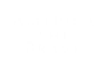 Digital png text of american brave on transparent background