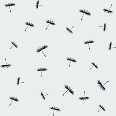 Digital png illustration of black pattern on transparent background