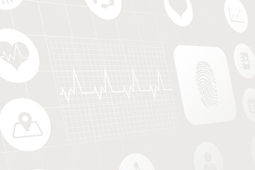 Digital png illustration of digital interface on transparent background