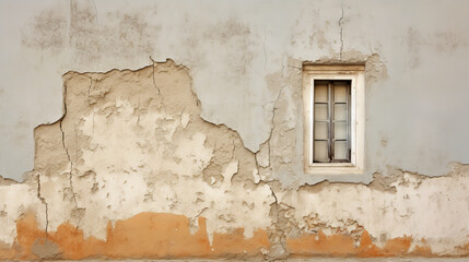 old wall with window