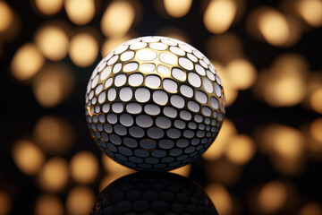 Futuristic Golf Ball design, generative ai