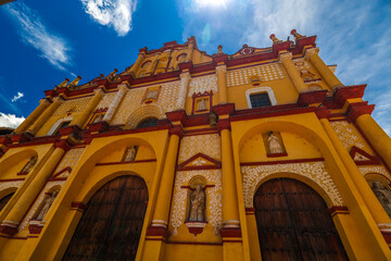 Fototapeta na wymiar Catedral de San Cristóbal de las Casas, Mexico
