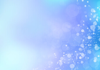 青色のキラキラ背景素材 グラデーション・ベクター