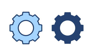 Setting icon vector. Cog sign and symbol. Gear Sign