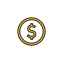 Money icon vector for web and mobile app. Money sign and symbol