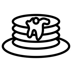 Pancakes Icon style
