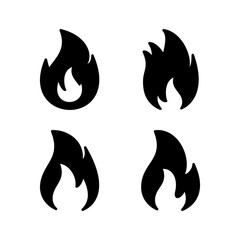 Fire icon vector. fire flame icon