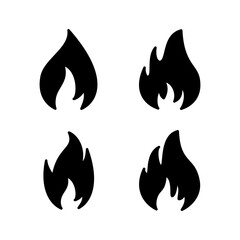 Fire icon vector. fire flame icon