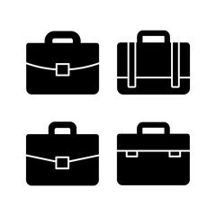 Briefcase icon vector. Portfolio vector icon. suitcase icon