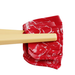3D illustration of Kimchi, a spicy fermented vegetable side dish