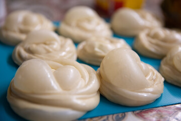 Uncooked roti canai dough