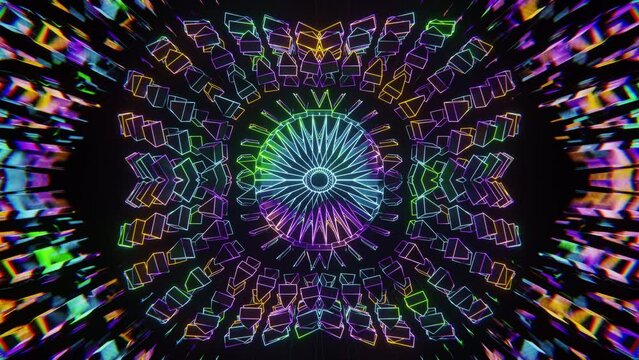 Mandala Organic Seamless VJ Loop 