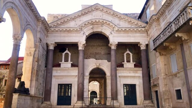 Diocletian&rsquo;s Palace. Roman ruins. Old town. Split, Croatia.