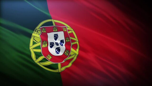 Flag of Portuguese, full screen in 4K high resolution Flag of Portuguese Republic 4K.