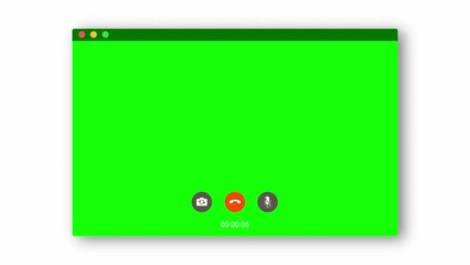 Chroma Key and green screen background. Video call recording time with technology communication concept. - Powered by Adobe