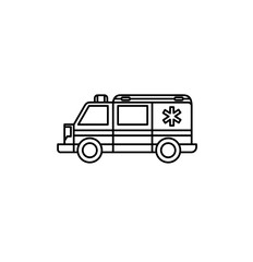 Ambulance outline icon