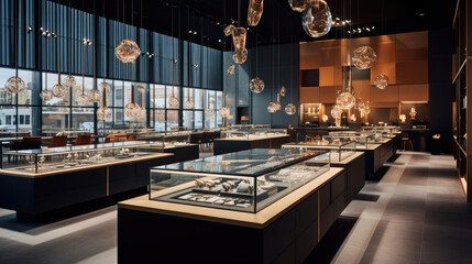 Modern Jewelry store with modern style