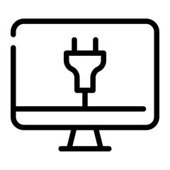 Obraz premium syncing line icon