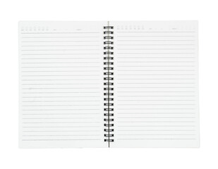 blank notebook isolated on white background - 634917735