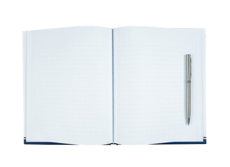 open notebook with pen - 634917971